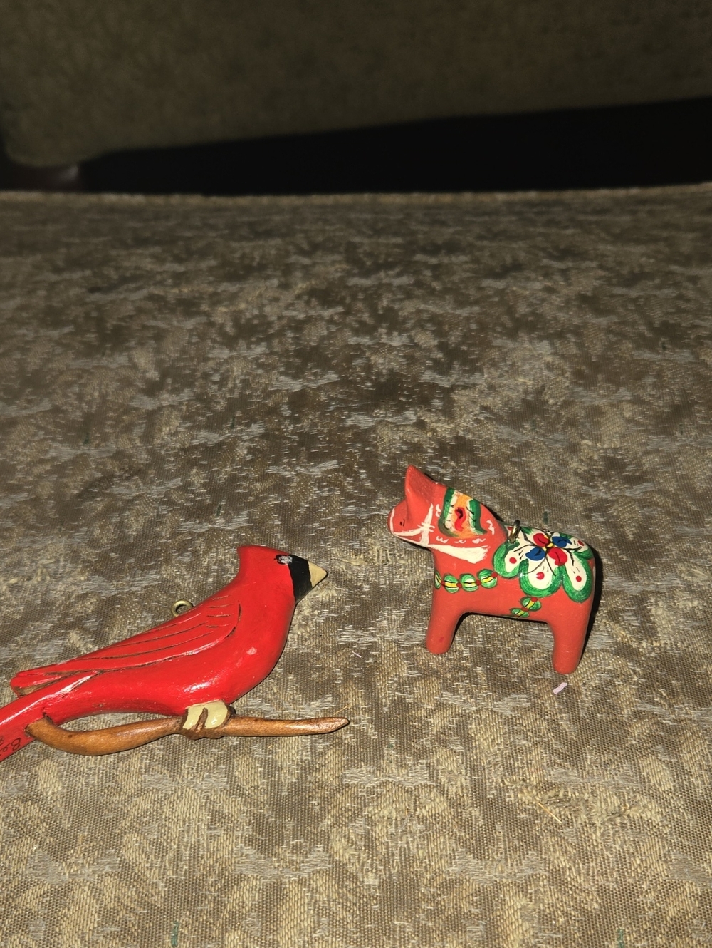 2 Wood Ornaments